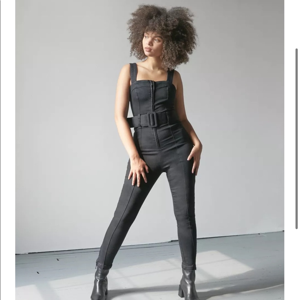 Urban outfitters black jumpsuit
